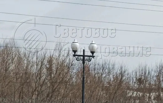 Красивые декоративные элементы в нижней части кронштейна &laquo;Пушкинский&raquo; позволяют украсить освещаемое пространство в дневное время. Монтаж этого изделия производится на трубчатую опору, предназначенную для паркового освещения. Цвет кронштейна и корпуса опоры можно менять при заказе.