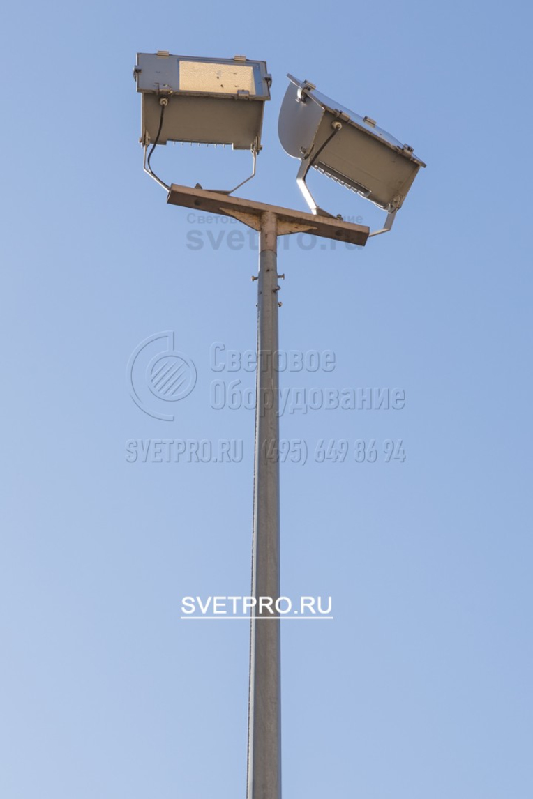 Опоры ОГК-3 так же применимы для архитектурной подсветки и подсветки памятников, с помощью т-обр. кронштейнов и прожекторов