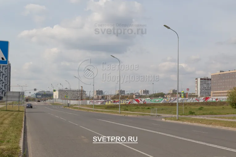 Освещение проезжей части в г. Москва
