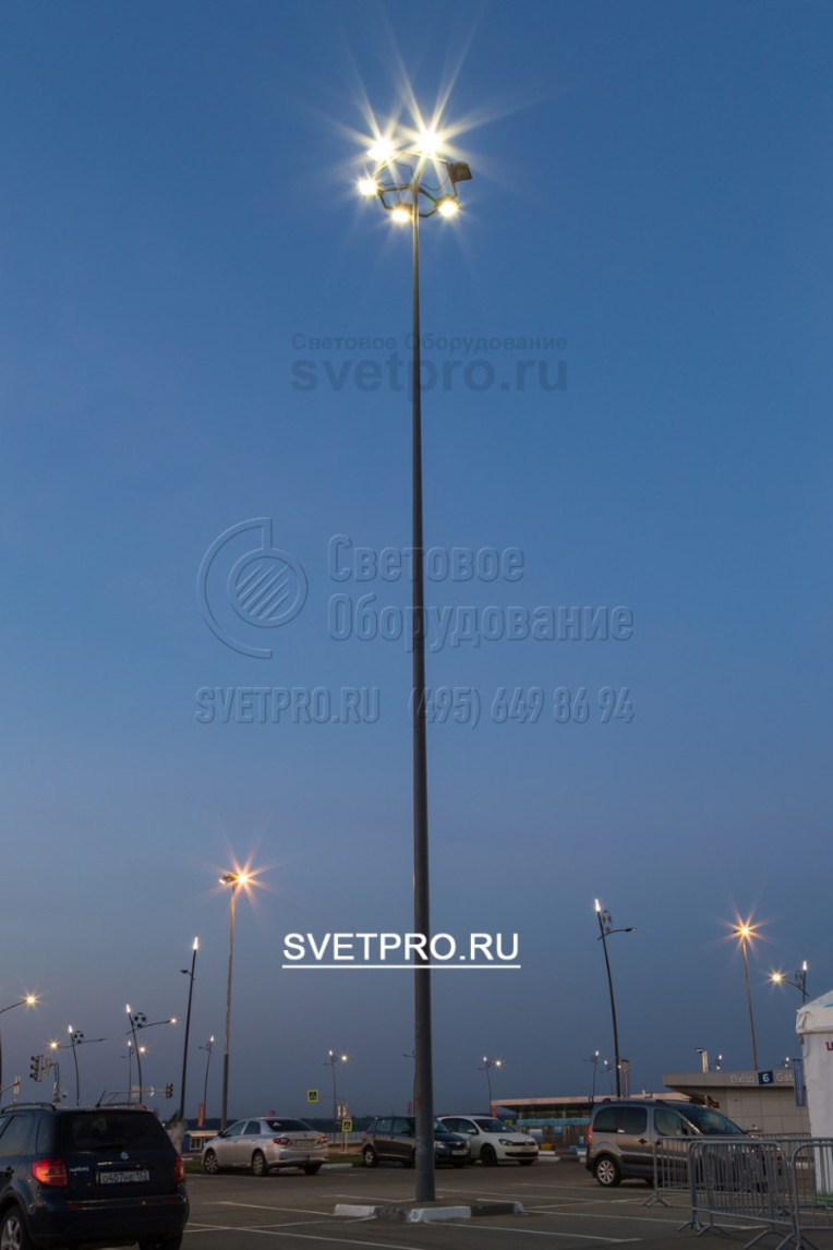 Опора типа ОГК с высотой ствола в 16 метров устанавливается только на фланец. Длина закладного элемента и габариты фундамента подбираются в соответствии с типовой документацией и климатических условий в месте эксплуатации.