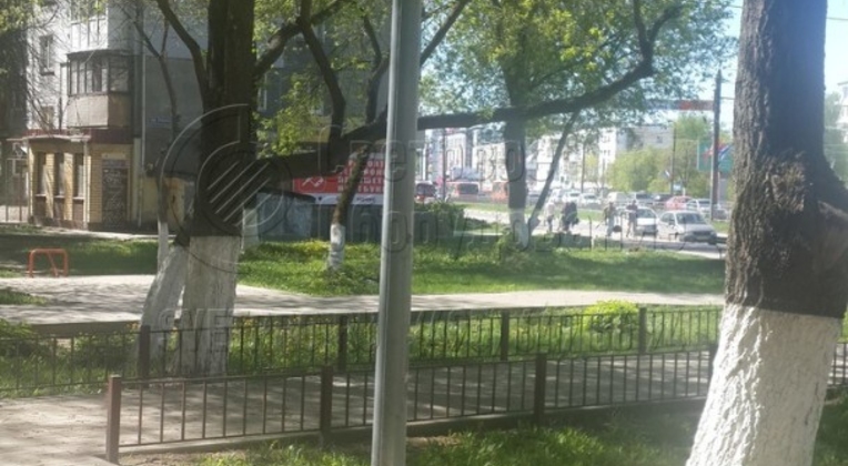 Освещение тротуарной дорожки опорой НПК-5,0/6,25-02-ц. в г. Тверь.