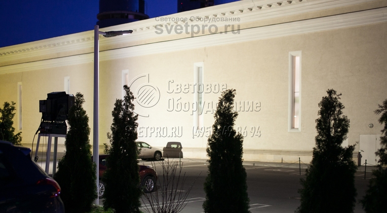 Освещение парковки опорой НПК-5,0/6,25-02-ц. л. в г. Москва.