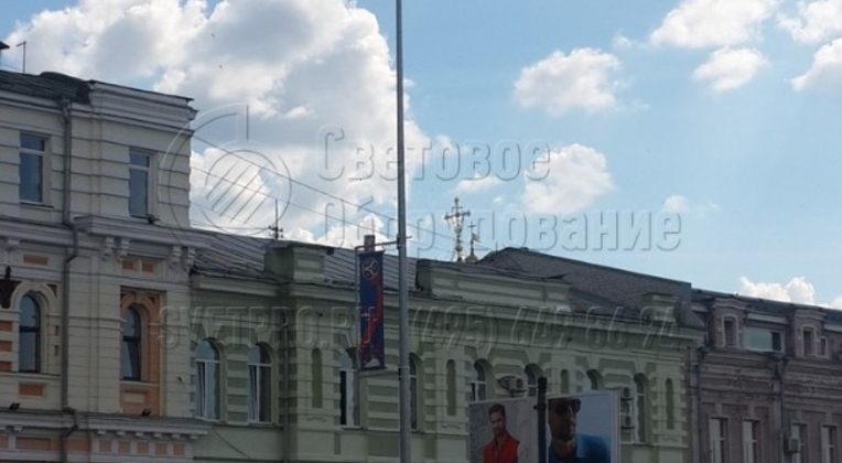 г. Нижний Новгород, опоры НПК-8,0/9,5-02-ц., горячий цинк. Опора предусматривает подземный подвод питания через окна в подземной части.