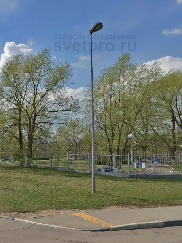 Освещение тротуаров парковой зоны г. Пермь.