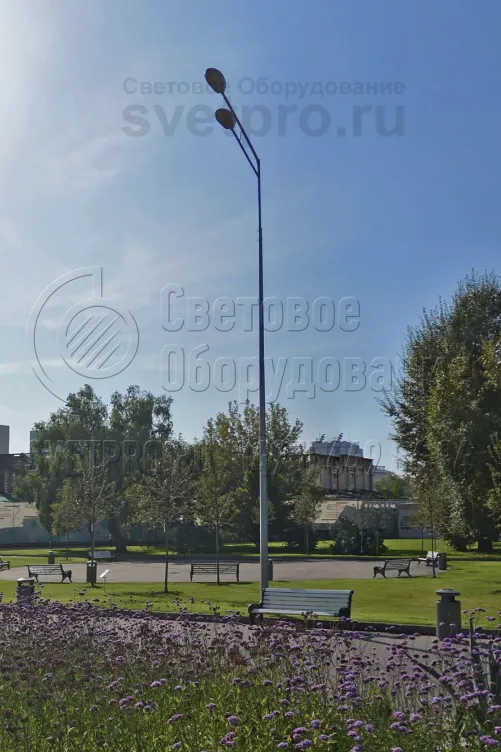 Парковое освещение зон отдыха и прогулок жителей города.