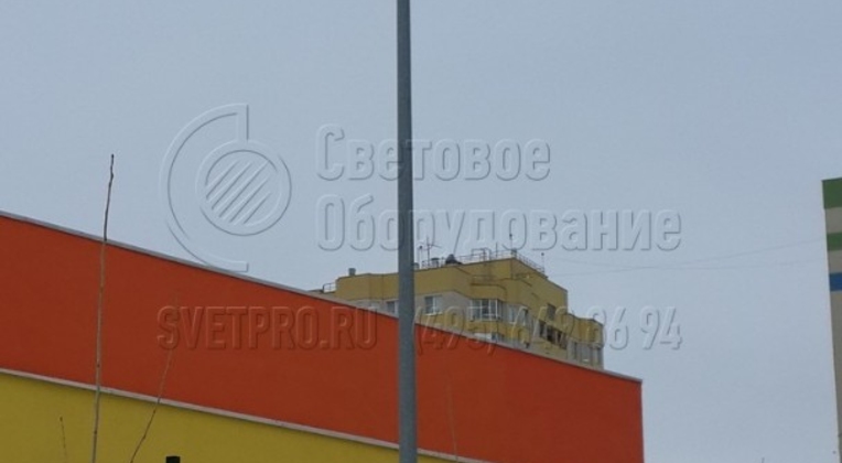 Освещение прилегающей территории детского сада в г. Солнечногорск Московской области.