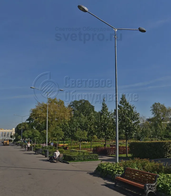 Освещение парка отдыха.