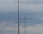 НПГ-12 Опора несиловая прямостоечная граненая высота 12 метров