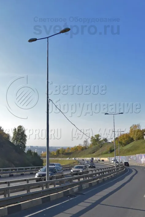 Организация освещения на автомобильном мосту, г. Нижний Новгород.