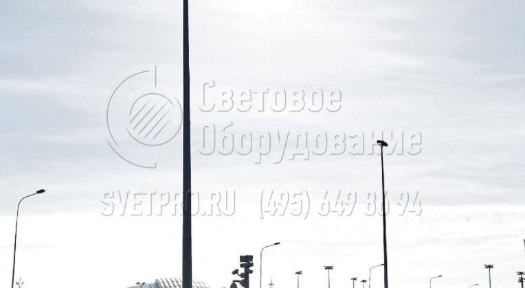 Освещение тренировочной базы олимпийского резерва.