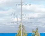 НФГ-5 Опора несиловая фланцевая граненая высота 5 метров