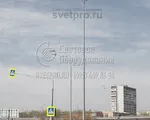 НФГ-6 Опора несиловая фланцевая граненая высота 6 метров