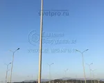 НФГ-7 Опора несиловая фланцевая граненая высота 7 метров
