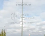 НФГ-8 Опора несиловая фланцевая граненая высота 8 метров