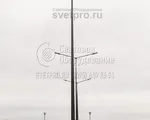 НФГ-8 Опора несиловая фланцевая граненая высота 8 метров