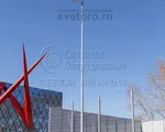 НФГ-10 Опора несиловая фланцевая граненая высота 10 метров