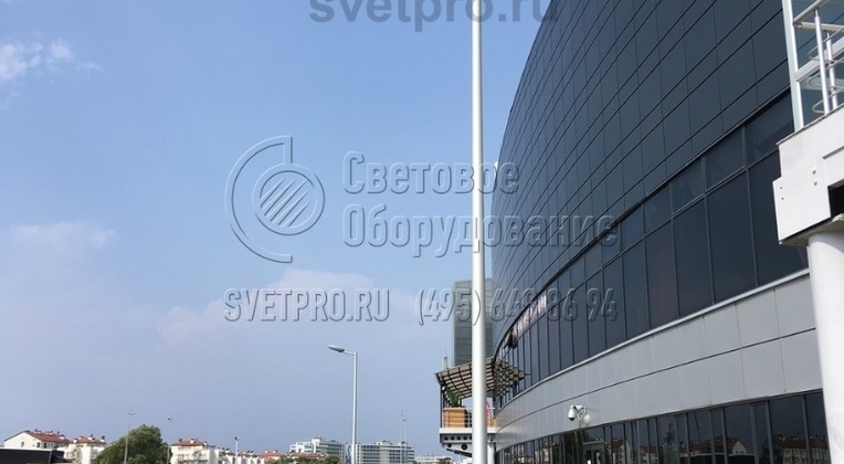 г. Анапа, ул. Горького, опоры НФК-5,0-02-ц с декоративным лакокрасочным покрытием.
