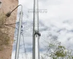 П-ФГ-6 Опора складывающаяся фланцевая граненая высота 6 метров