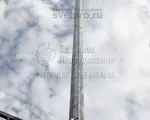П-ФГ-8 Опора складывающаяся фланцевая граненая высота 8 метров