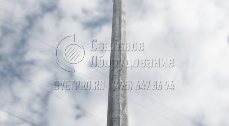 Вид шарнирного узла на складной опоре.