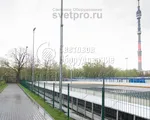 П-ФГ-10 Опора складывающаяся фланцевая граненая высота 10 метров