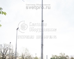 П-ФГ-10 Опора складывающаяся фланцевая граненая высота 10 метров