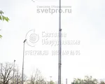 П-ФГ-10 Опора складывающаяся фланцевая граненая высота 10 метров