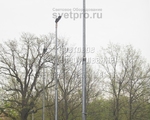 П-ФГ-10 Опора складывающаяся фланцевая граненая высота 10 метров