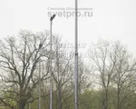 П-ФГ-10 Опора складывающаяся фланцевая граненая высота 10 метров