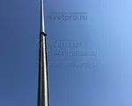 П-ФГ-12 Опора складывающаяся фланцевая граненая высота 12 метров