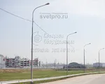 СФГ-400-10 Опора силовая фланцевая граненая высота 10 метров