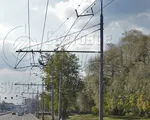 ТП-1000-11 Опора контактной сети прямостоечная трубчатая высота 11 метров