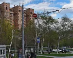 ТФ-1800-9 Опора контактной сети фланцевая трубчатая высота 9 метров