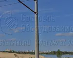 ТФГ-700-10 Опора контактной сети фланцевая граненая высота 10 метров