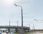 ТФГ-2500-10 Опора контактной сети фланцевая граненая высота 10 метров