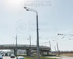 ТФГ-2500-10 Опора контактной сети фланцевая граненая высота 10 метров