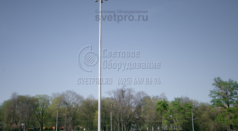 Ствол мачты МГФ40‐М выполнен из четырёх конусных секций.