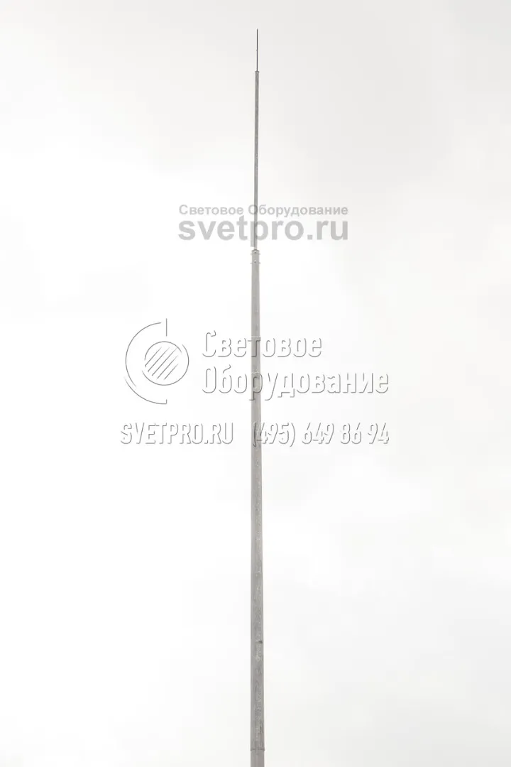 Сборка молниеотвода в единую конструкцию осуществляется непосредственно на месте монтажа. Для соединения штыря и корпуса не нужно использовать сварочные аппараты или другие сложные инструменты. Крепление производится с помощью болтов, поэтому штырь в любое время можно демонтировать.